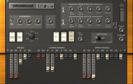 Organized trio - VST plug-in - Hammond organ