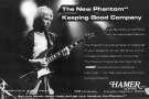 Andy Summers - advert of Hamer Phantom guitar